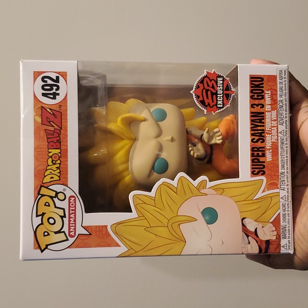 Anime DragonBall Z Super Saiyan 3 Goku Funko Pop #492